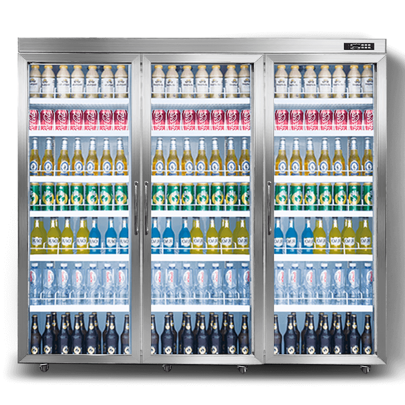 分体式无灯箱高端饮料柜